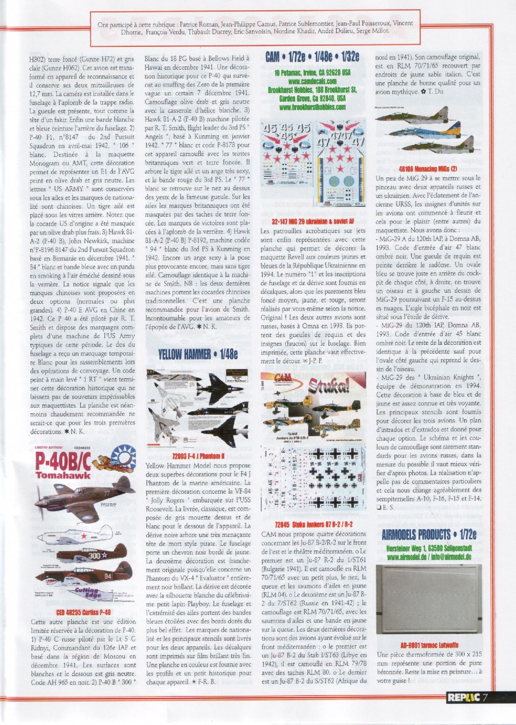 Replic 154 - T-38A Talon, Gloster Gladiator Mk II, FA-18 F Super Hornet, Me-262 A-Ia